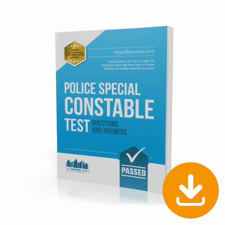 Police Special Constable Test 2024