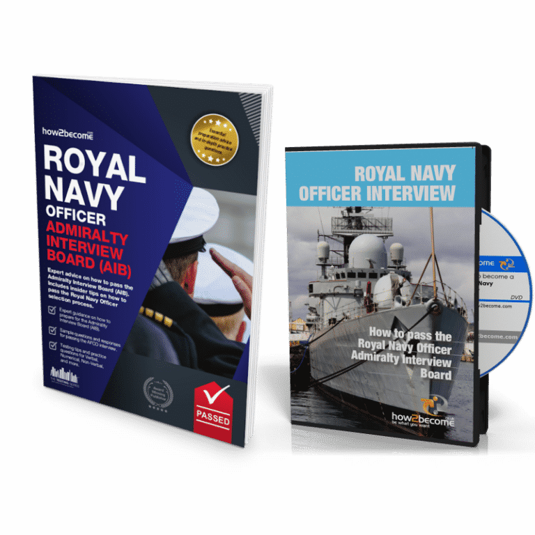 How To Become A Royal Navy Officer Workbook + Interview Dvd - How 2 Become