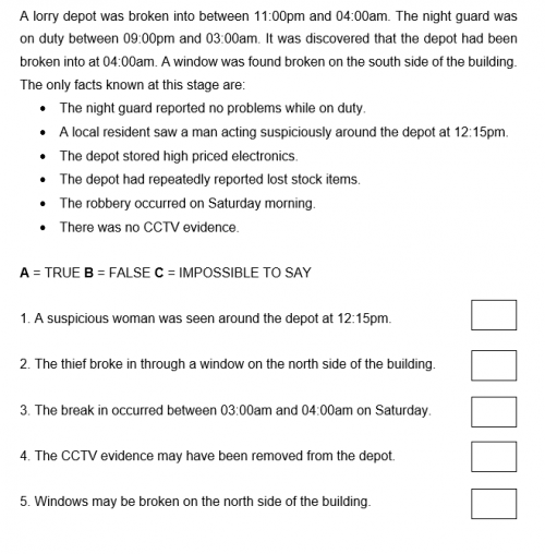 An Introduction To The Police Officer Verbal Reasoning Test