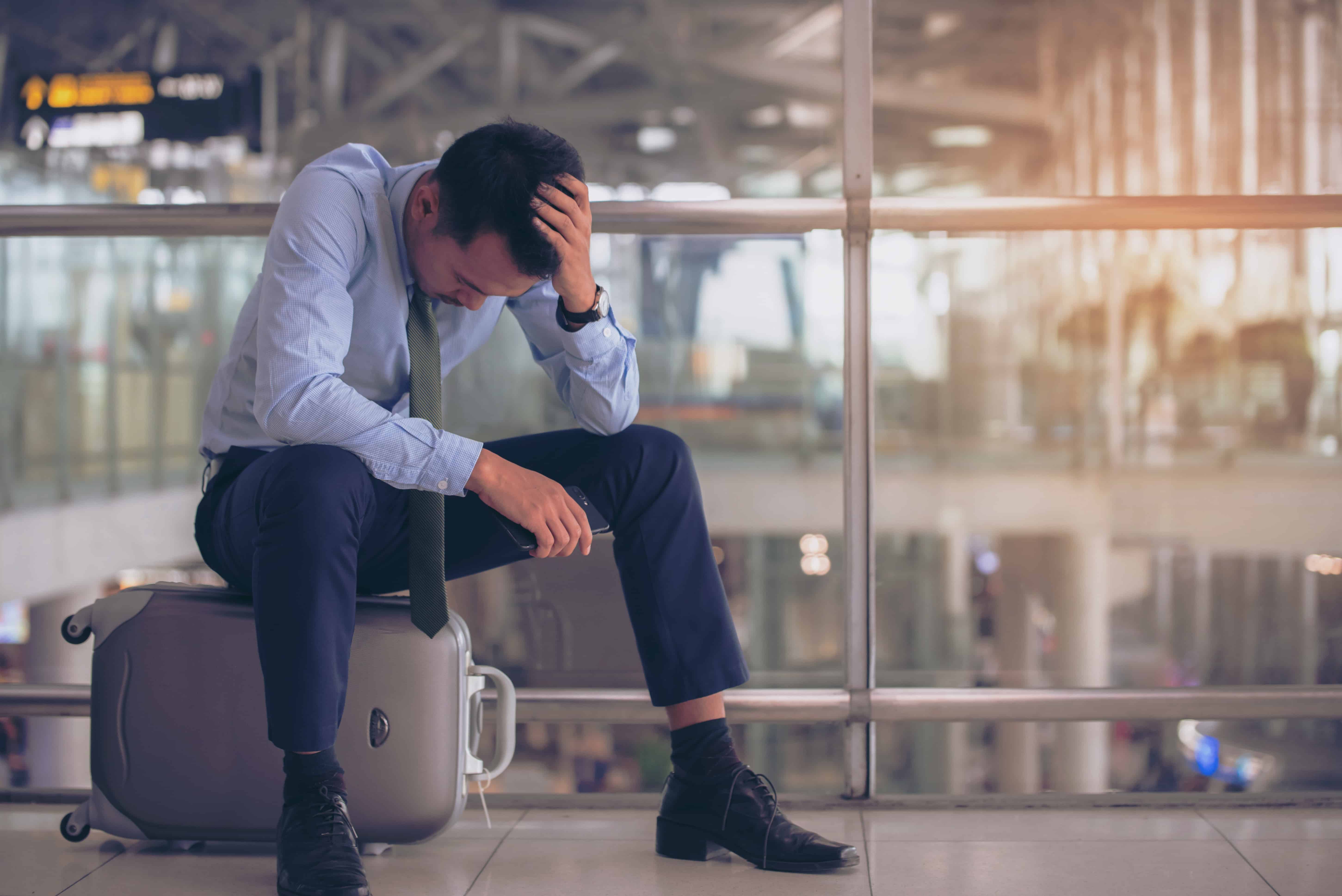 Страхование багажа. Man Alone in Airport. Airport Alone обложка. Sitting at Airport. Delayed Baggage insurance.