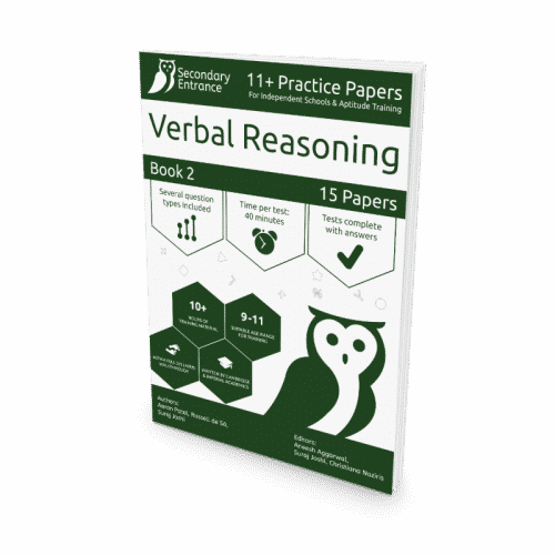 Independent Secondary School 11+ Verbal Reasoning Practice Paper 2