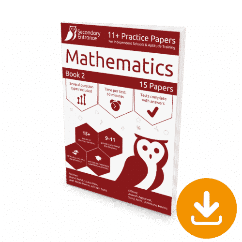 Private Secondary School 11+ Maths Practice Paper 2 Download