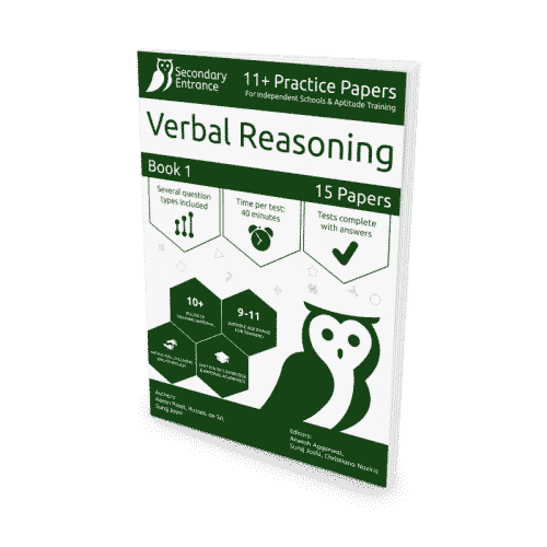 Private Secondary School 11+ Verbal Reasoning Practice Paper