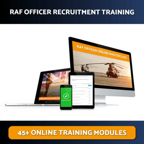 RAF Officer Online Recruitment Training Masterclass