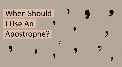 How to Use Apostrophes | The 5 Examples of Apostrophes