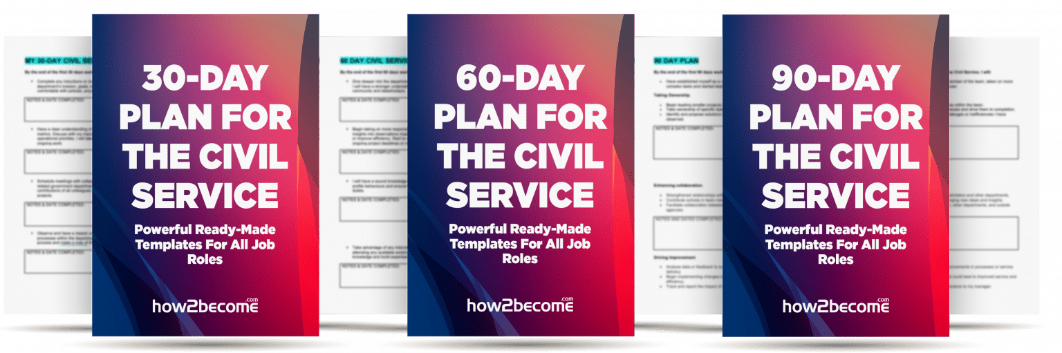 Civil Service 30-60-90 Day Plan Template Download for Job Interview