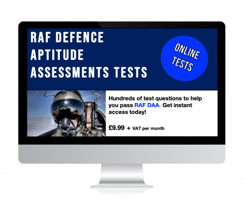 ONLINE RAF DAA PRACTICE TESTS