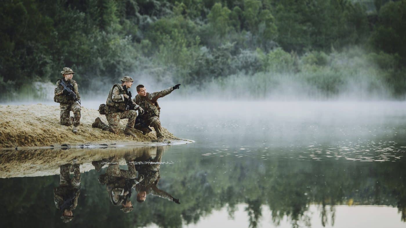 Royal Marines fitness training