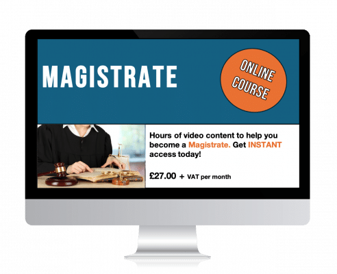 become a magistrate course