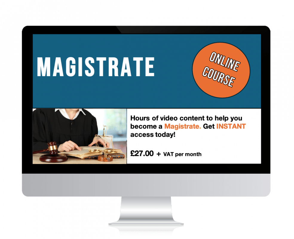 become a magistrate course